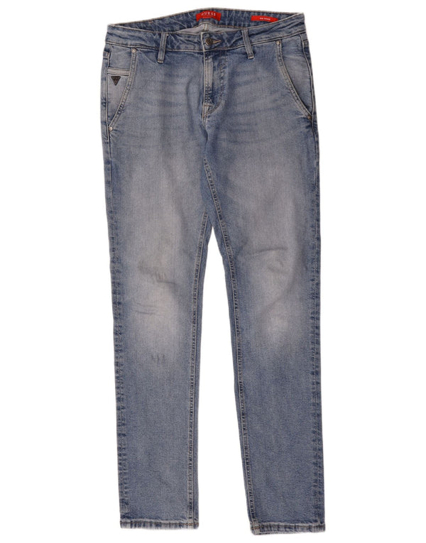 Guess Γυναικείο Slim Tapered Jeans W32 L34 Blue Polyester