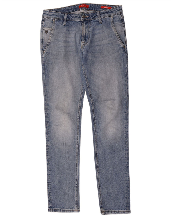 Guess Γυναικείο Slim Tapered Jeans W32 L34 Blue Polyester