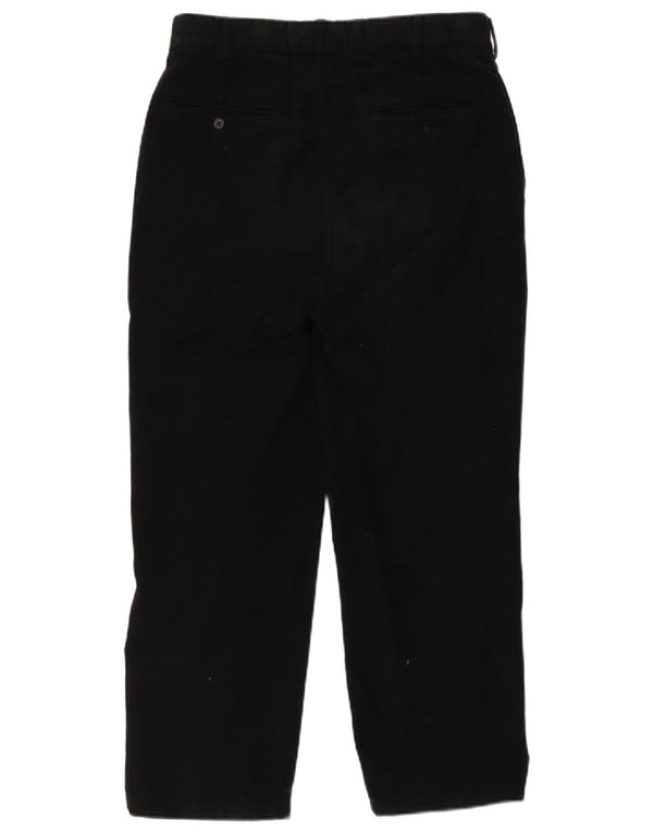 Vintage Ανδρικό ίσιο παντελόνι Chino W34 L26 Μαύρο βαμβακερό