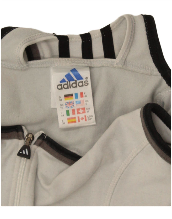 Adidas Γυναικείο Playsuit UK 10 Small Black Colourblock Βαμβακερό
