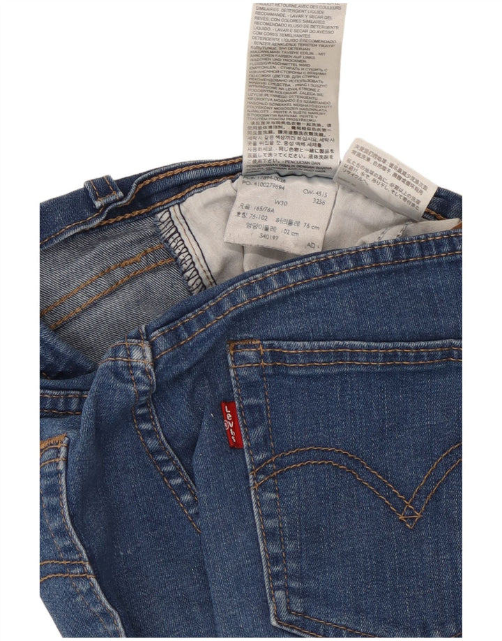 Γυναικείο τζιν σορτς Levi's W30 μεσαίο μπλε βαμβακερό