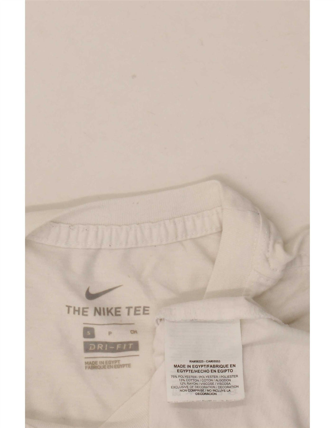 Ανδρικό T-Shirt Nike με γραφικό Dri Fit, μικρό λευκό πολυεστέρα