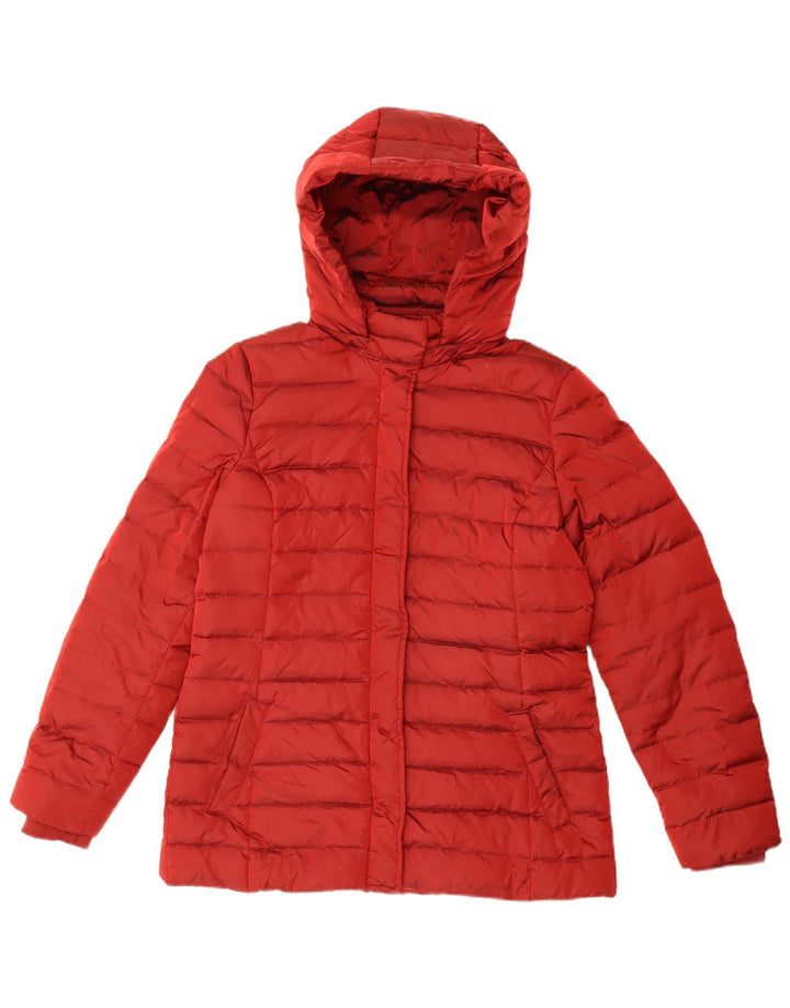 Γυναικείο μπουφάν με κουκούλα Sisley UK 12 Medium Red