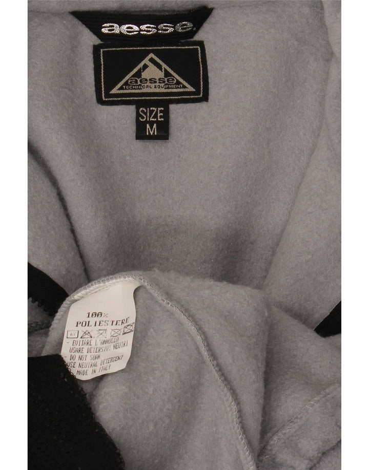 Aesse Ανδρικό Γραφικό Μπουφάν Fleece UK 38 Medium Grey Polyester