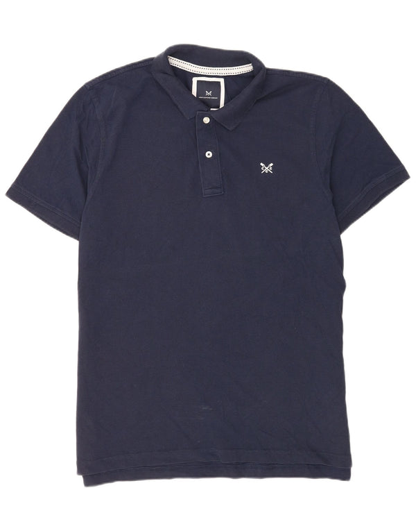 Crew Clothing Ανδρικό κοντομάνικο μπλουζάκι πόλο XL Navy Blue βαμβακερό