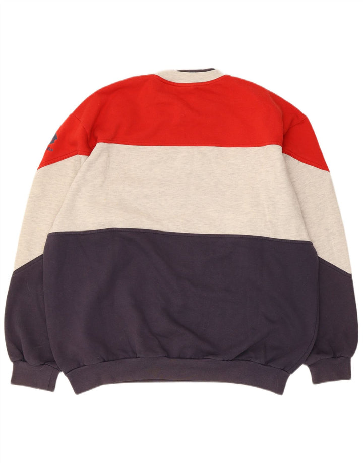 Ανδρικό γραφικό φούτερ Lotto Jumper Μεγάλο πολύχρωμο Colourblock