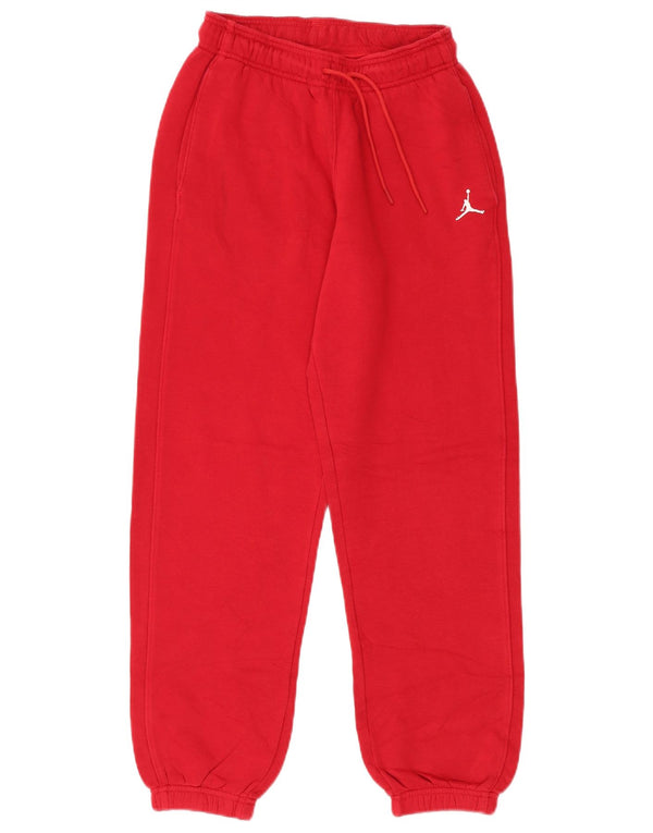 JORDAN Γυναικεία αθλητική φόρμα Παντελόνι Joggers UK 6 XS Red Cotton