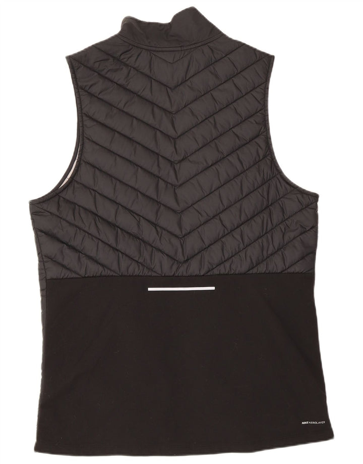 Nike Ανδρικό padded Gilet UK 38 Medium Black Polyester