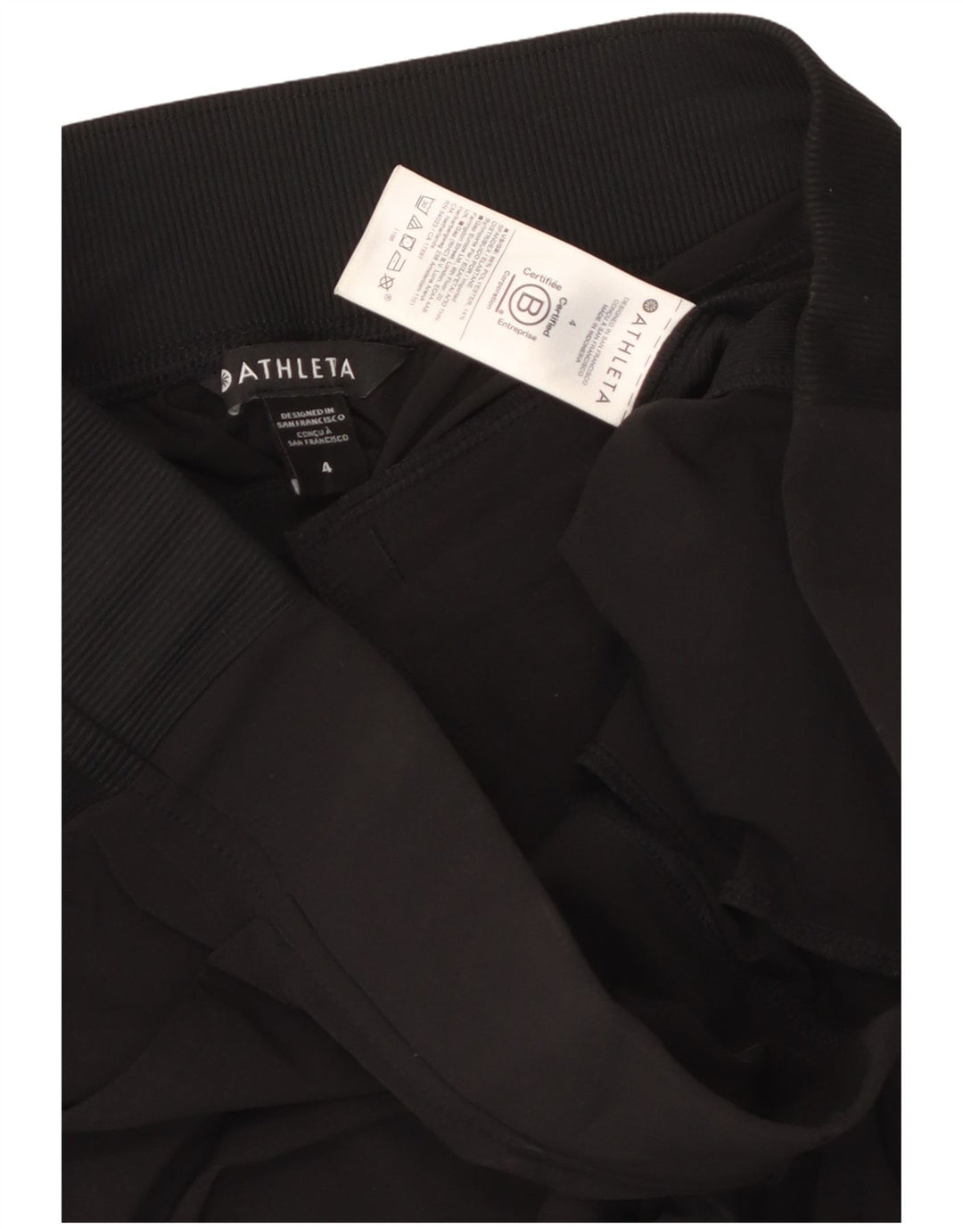 Γυναικεία αθλητική φόρμα ATHLETA Παντελόνι US 4 Small Black Polyester