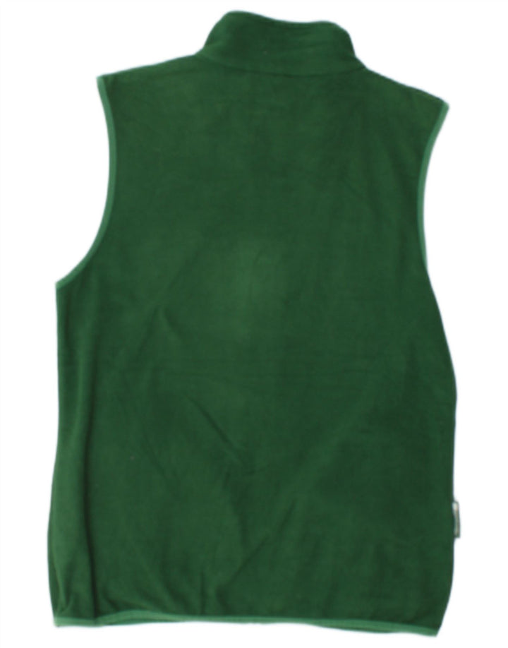 Mountain Warehouse Mens Fleece Gilet UK 12 Medium Green Polyester