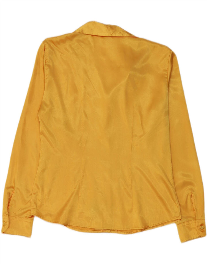 Γυναικείο πουκάμισο Benetton Μπλούζα IT 46 Large Yellow Polyester