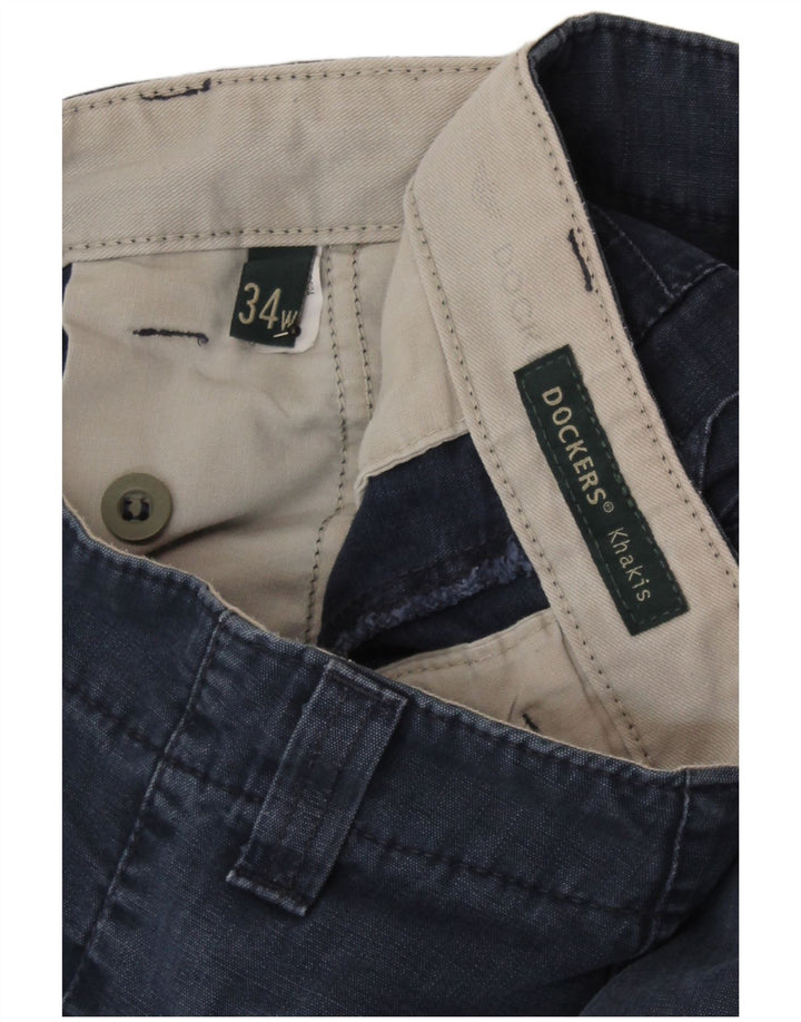 Dockers Ανδρικό Σορτς Χακί Cargo W34 Μεγάλο Ναυτικό Βαμβακερό
