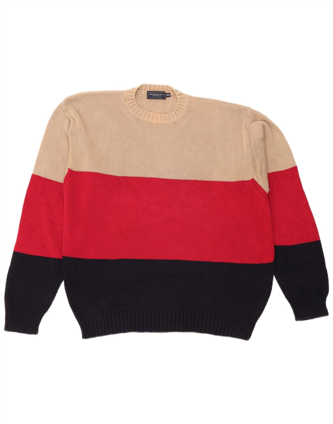 Ανδρικό πουλόβερ Brooksfield Crew Neck Jumper IT 50 Medium Πολύχρωμο
