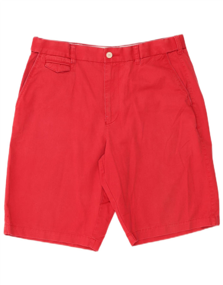 Ανδρικό σορτς Chino Marks & Spencer W34 μεγάλο κόκκινο βαμβακερό