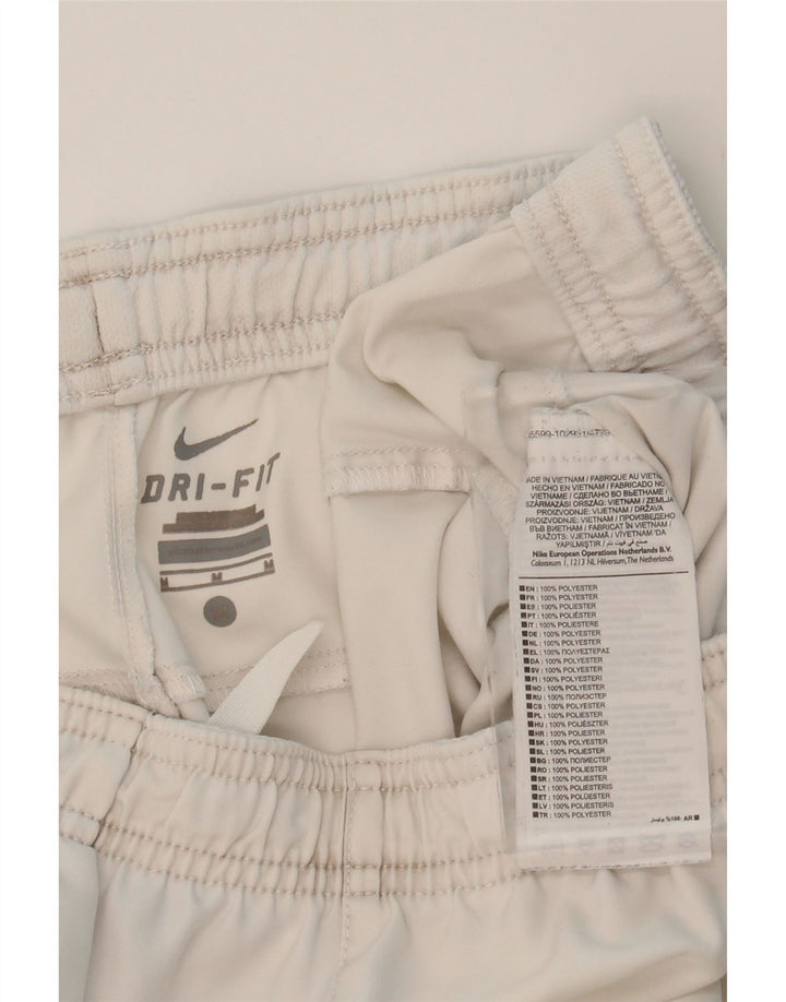 NIKE Mens Dri Fit Sport Shorts Medium White Polyester Vintage Nike and Second-Hand Nike from Messina Hembry 