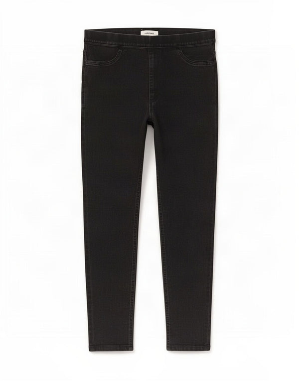Marks & Spencer Womens Jegging Jeans UK 16 Large W34 L24 Black Cotton