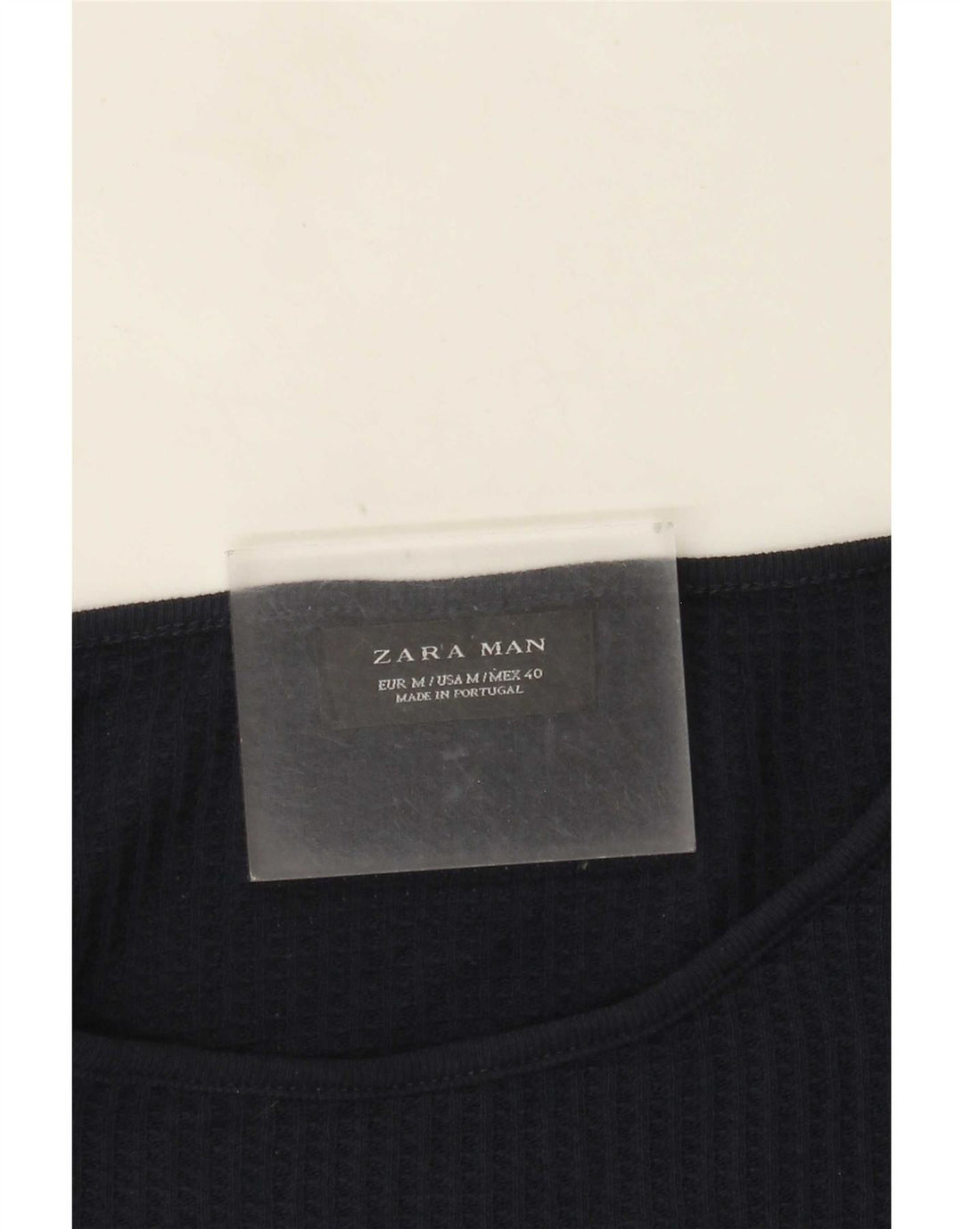Ανδρικό πουλόβερ Zara Boat Neck Jumper Medium Navy Blue
