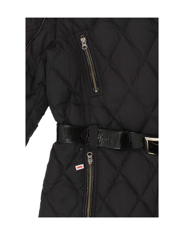 MARLBORO CLASSICS Womens Padded Jacket EU 46 XL Black Polyester Vintage Marlboro Classics and Second-Hand Marlboro Classics from Messina Hembry 