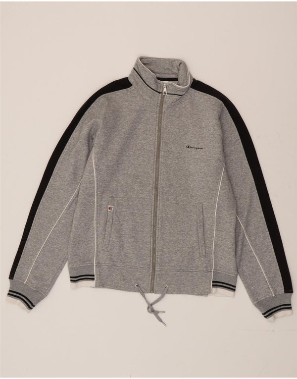 Γυναικεία αθλητική φόρμα Champion Top Jacket UK 16 Large Grey Colourblock Cotton