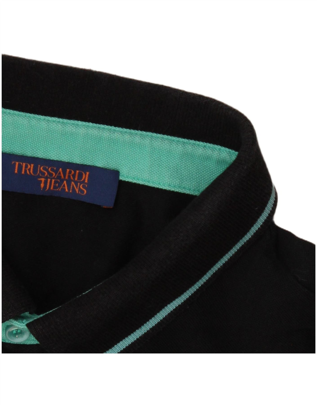 Ανδρικό πουκάμισο πόλο Trussardi Jeans XL Μαύρο