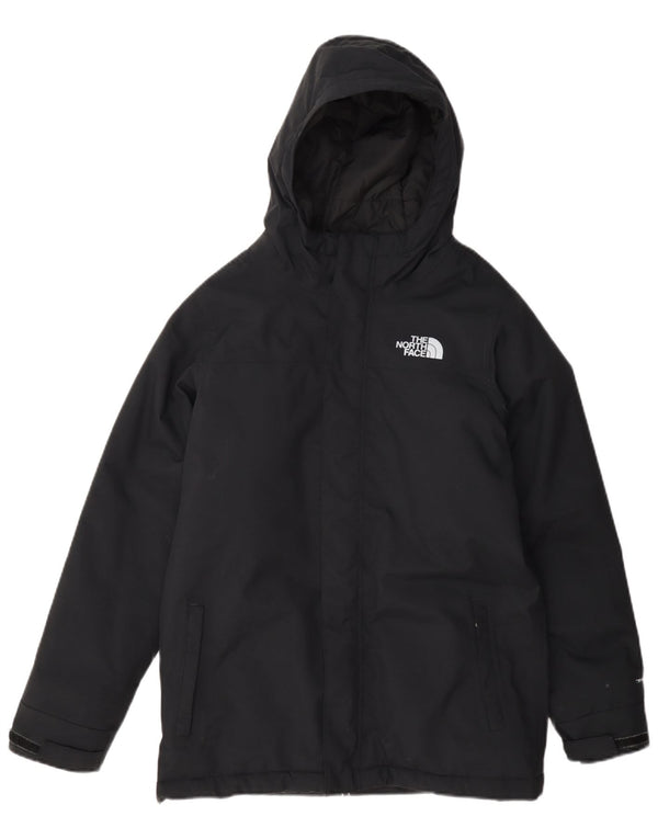 The North Face Boys Hooded Jacket padded 14-15 Years XL Navy Blue Nylon