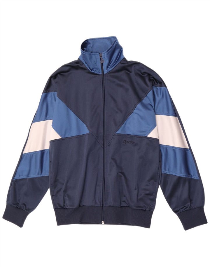 Ανδρική αθλητική φόρμα Active Top Jacket Medium Navy Blue Colourblock