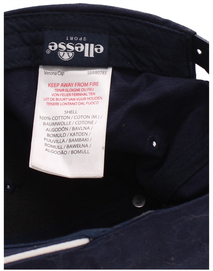 Ανδρικό γραφικό καπέλο μπέιζμπολ Ellesse One Size Navy Blue Cotton