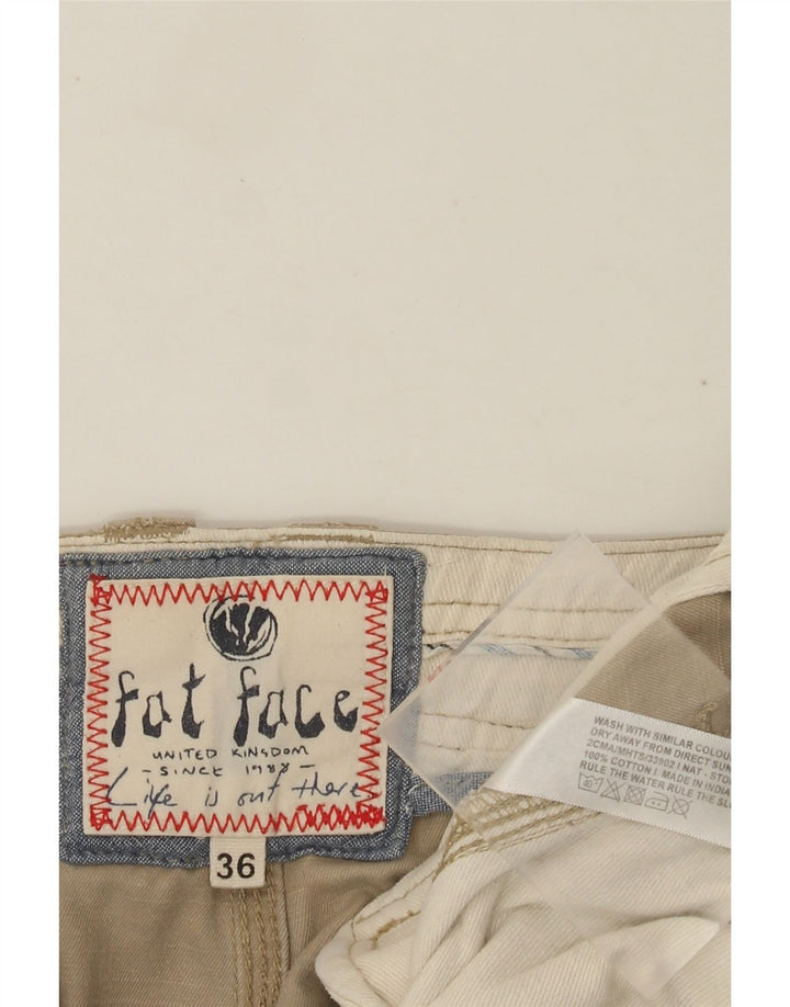 Ανδρικό σορτς Chino Fat Face W36 μεγάλο μπεζ βαμβακερό