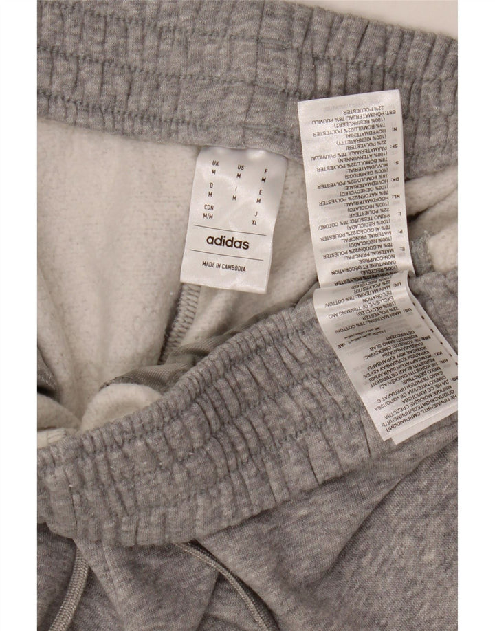 Γυναικεία αθλητική φόρμα ADIDAS Παντελόνι Joggers UK 14 μεσαίο γκρι βαμβακερό