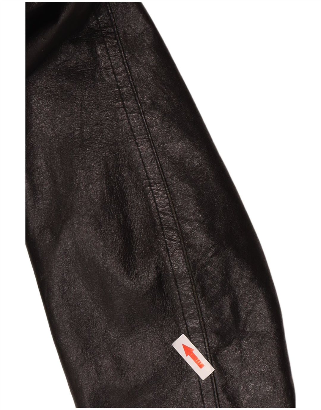 Vintage Γυναικείο Δερμάτινο Bomber Jacket IT 44 Medium Black Leather