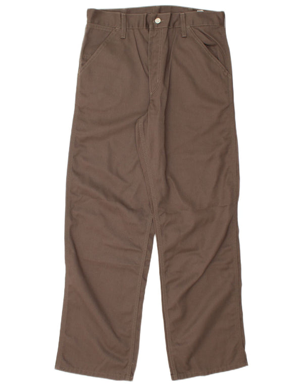 CARHARTT Ανδρικό ίσιο παντελόνι Chino W30 L32 Καφέ Πολυεστέρας