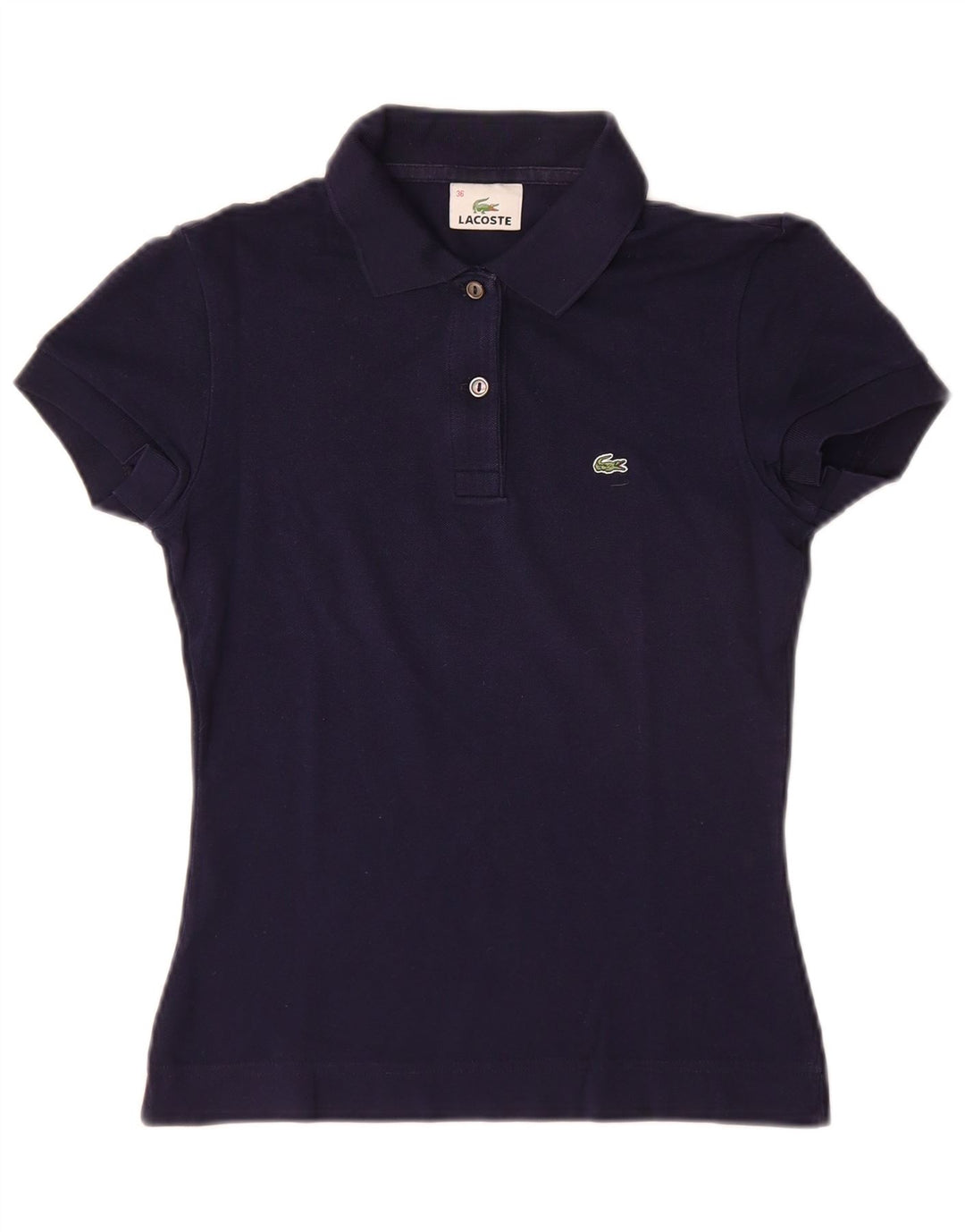 Γυναικείο μπλουζάκι πόλο Lacoste EU 36 Small Navy Blue