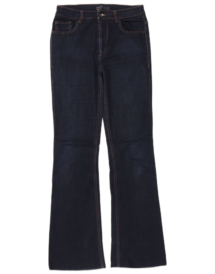 Zara Γυναικείο Τζιν με φλάντζα EU 40 Medium W30 L32 Navy Blue