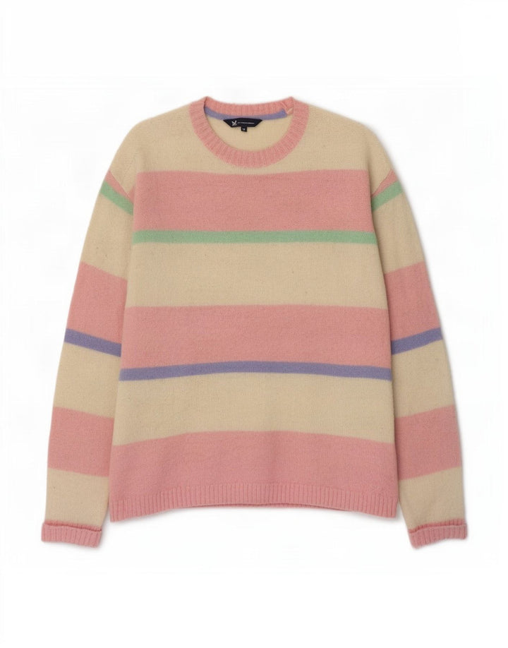 Crew Clothing Γυναικείο πουλόβερ με λαιμό UK 16 Large πολύχρωμο