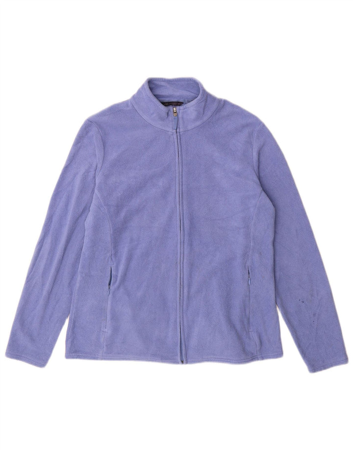 Marks & Spencer Γυναικείο Fleece Jacket UK 16 Large Purple Polyester