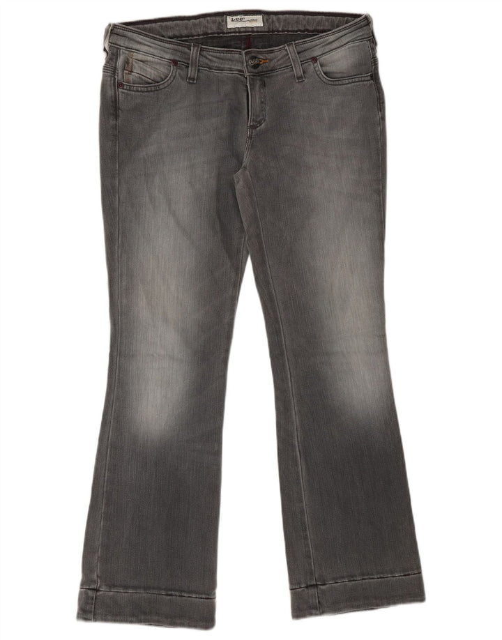 LEE Womens Bliss Crop Bootcut Jeans W29 L28 Γκρι βαμβακερό