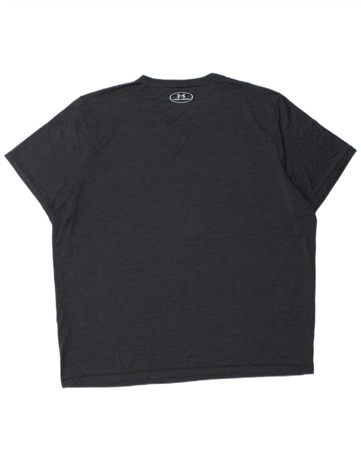 Ανδρικό μπλουζάκι UNDER Armor Heat Gear Top 2XL Μαύρο