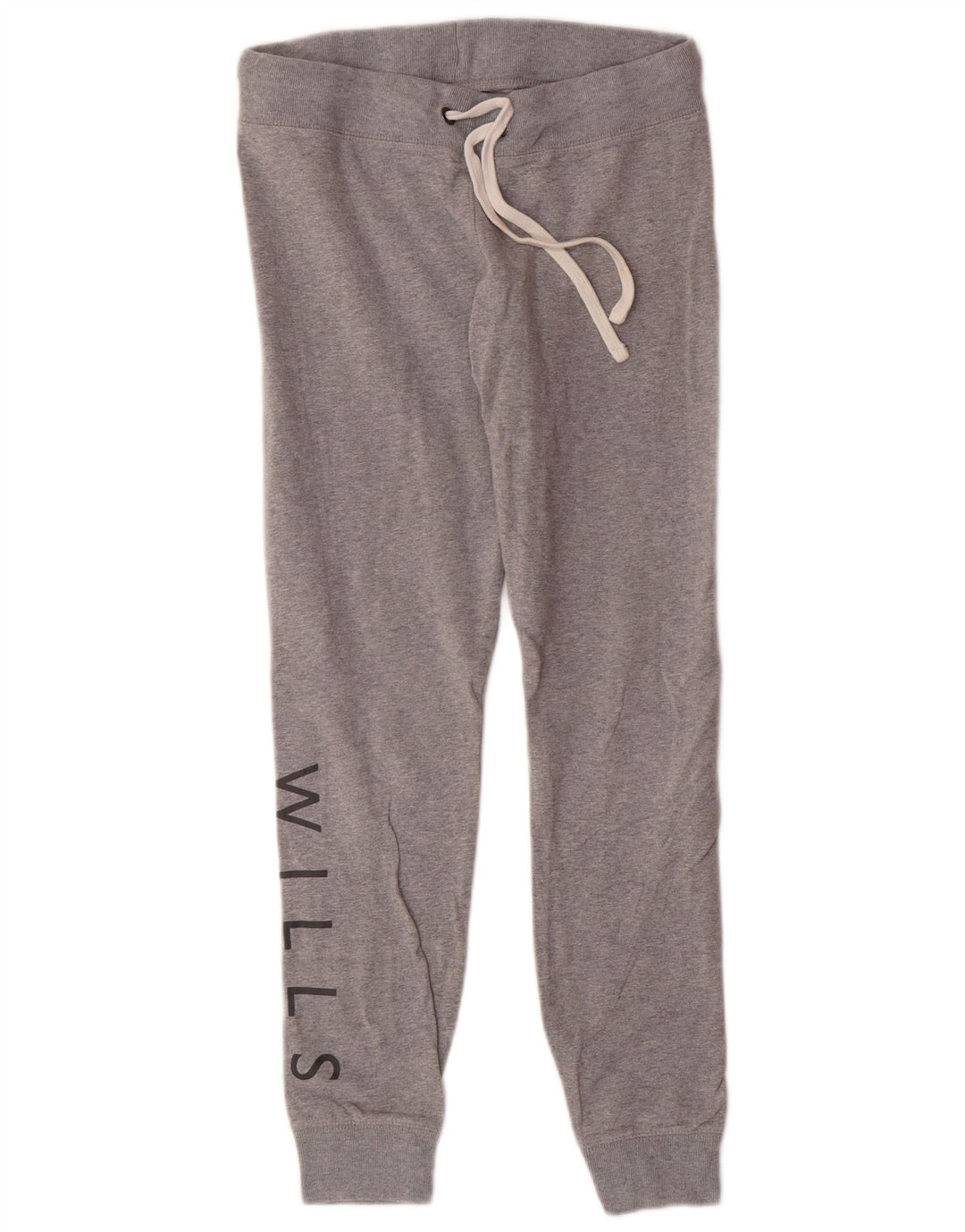 JACK WILLS Γυναικεία αθλητική φόρμα γραφικών παντελόνι Joggers UK 12 Medium Grey