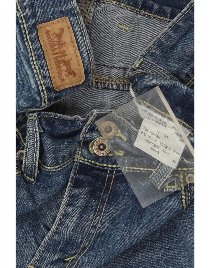 LEVI'S Womens Capri Jeans US 12 Large W31 L20 Blue Vintage Levi's and Second-Hand Levi's from Messina Hembry 