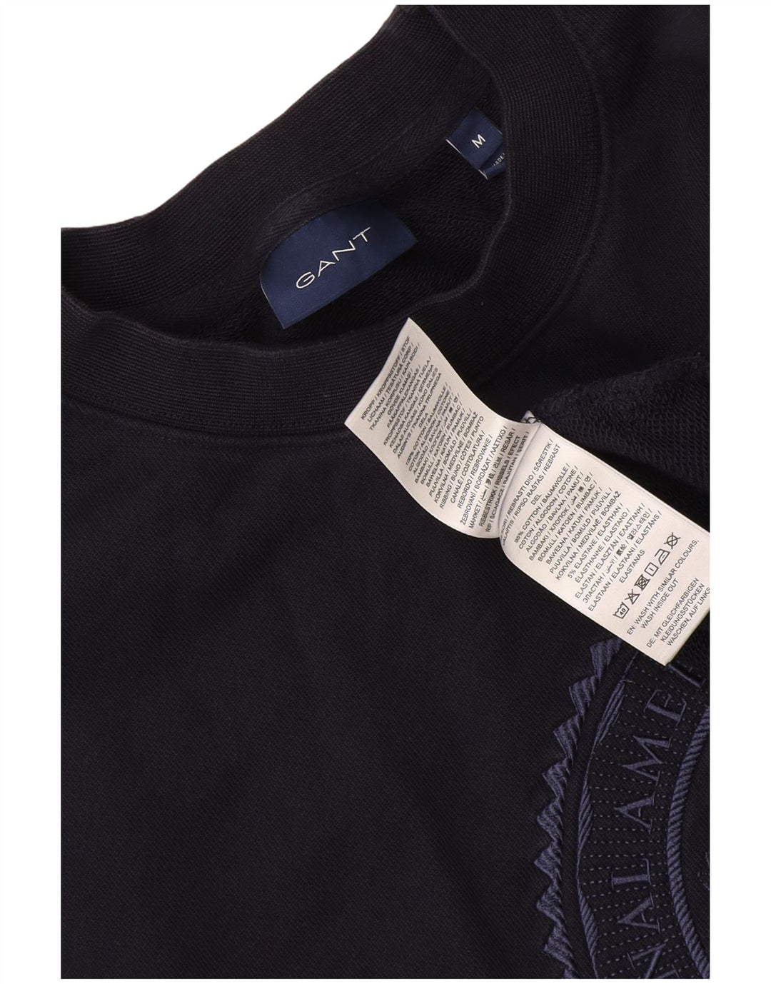Ανδρικό γραφικό φούτερ Gant Jumper Medium Navy Blue βαμβακερό