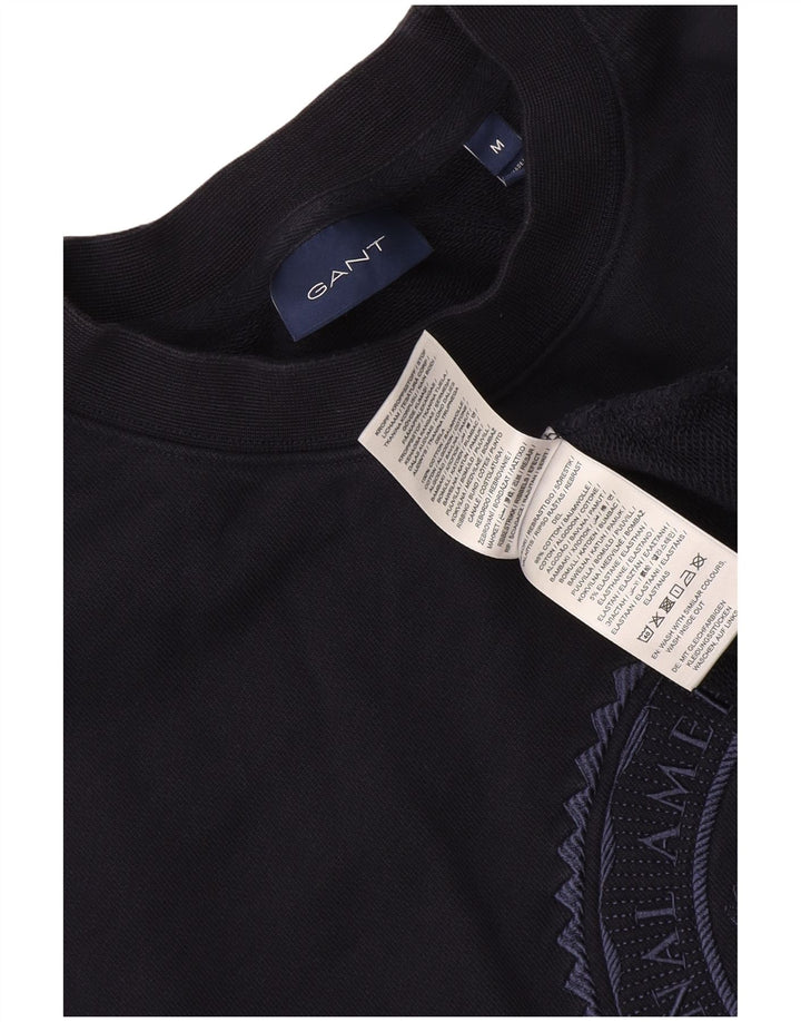 Ανδρικό γραφικό φούτερ Gant Jumper Medium Navy Blue βαμβακερό