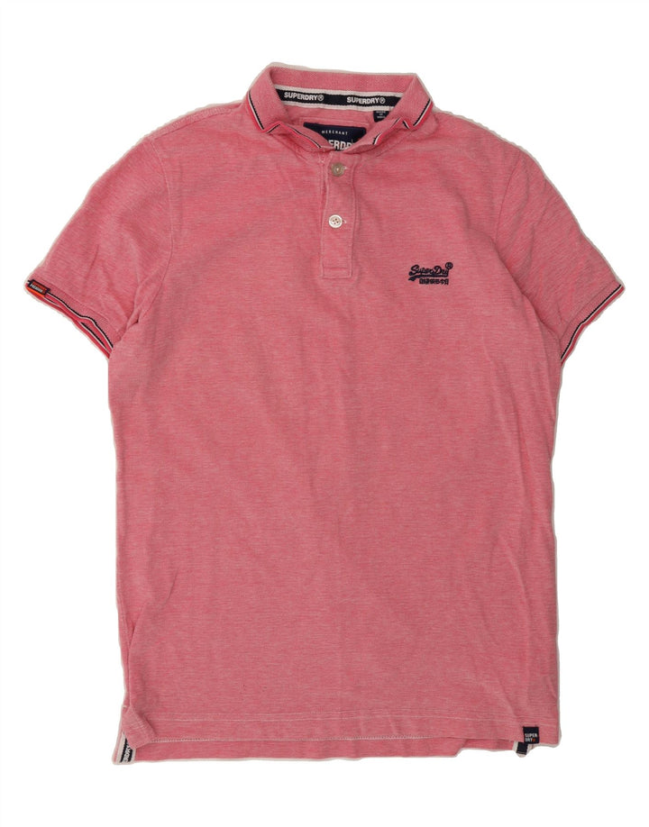SUPERDRY Mens Polo Shirt Large Pink Cotton Vintage Superdry and Second-Hand Superdry from Messina Hembry 