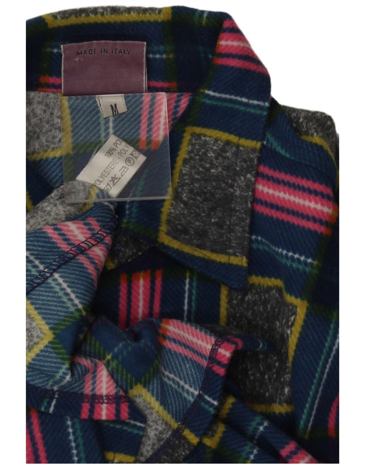 Vintage Ανδρικό πουκάμισο Fleece Μεσαίο Πολύχρωμο Γεωμετρικό Πολυεστέρα