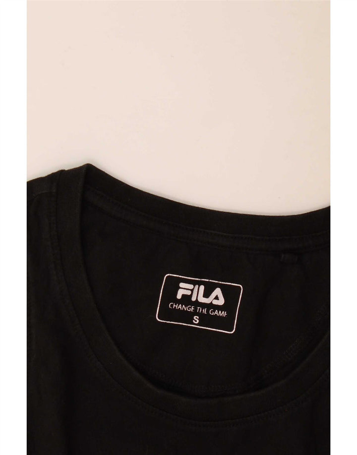 Fila Γυναικείο Γραφικό Γιλέκο Top UK 10 Small Black