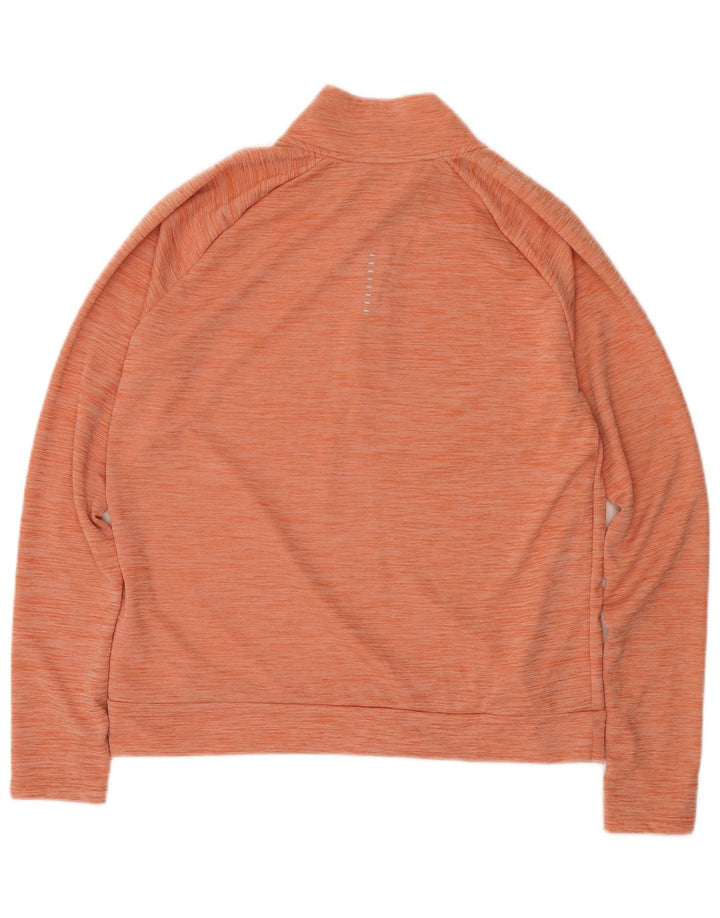Γυναικεία φόρμα πουλόβερ με φερμουάρ Nike Dri Fit Top UK 14 Medium Orange