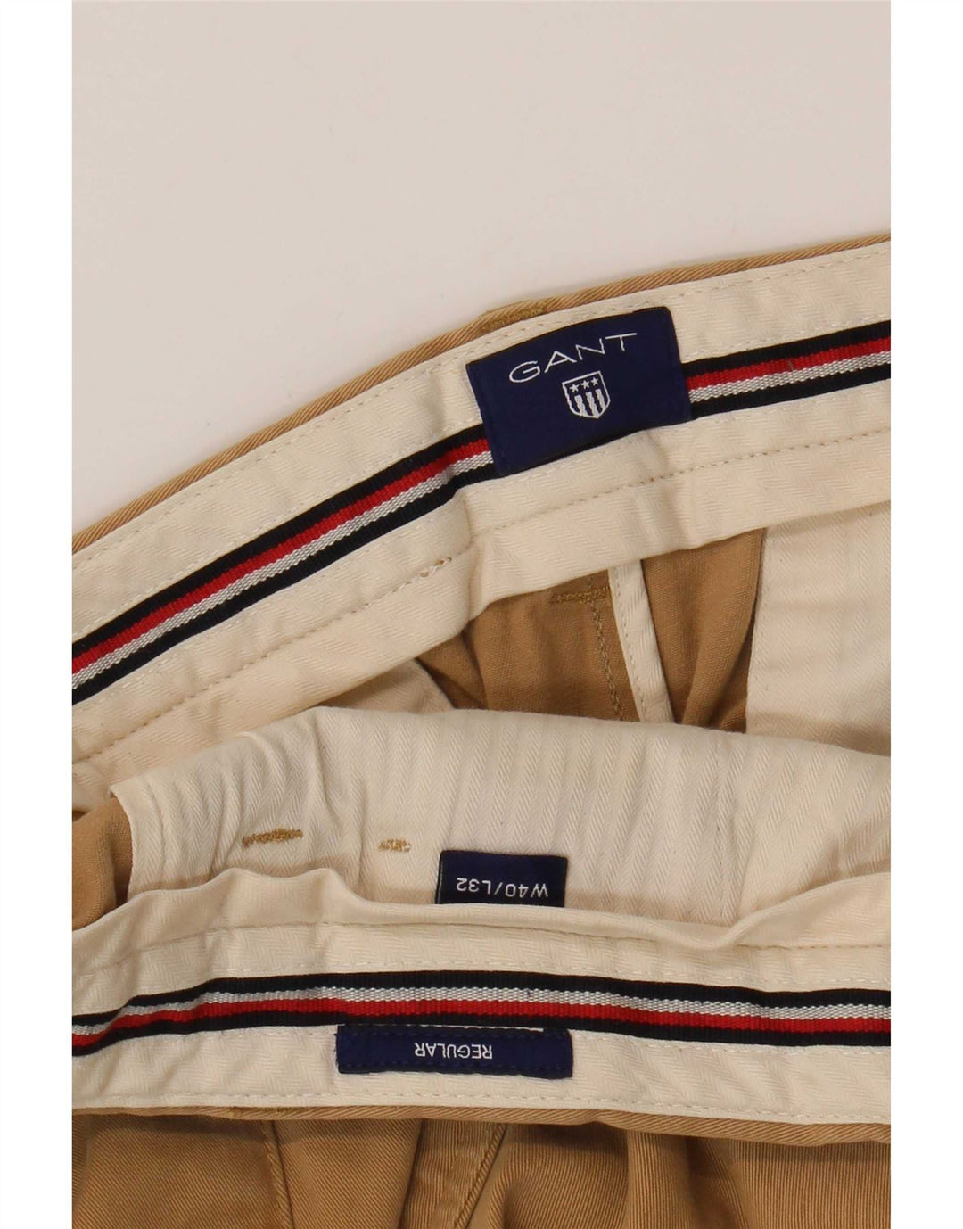 Ανδρικό παντελόνι Gant Regular Chino W40 L32 Beige