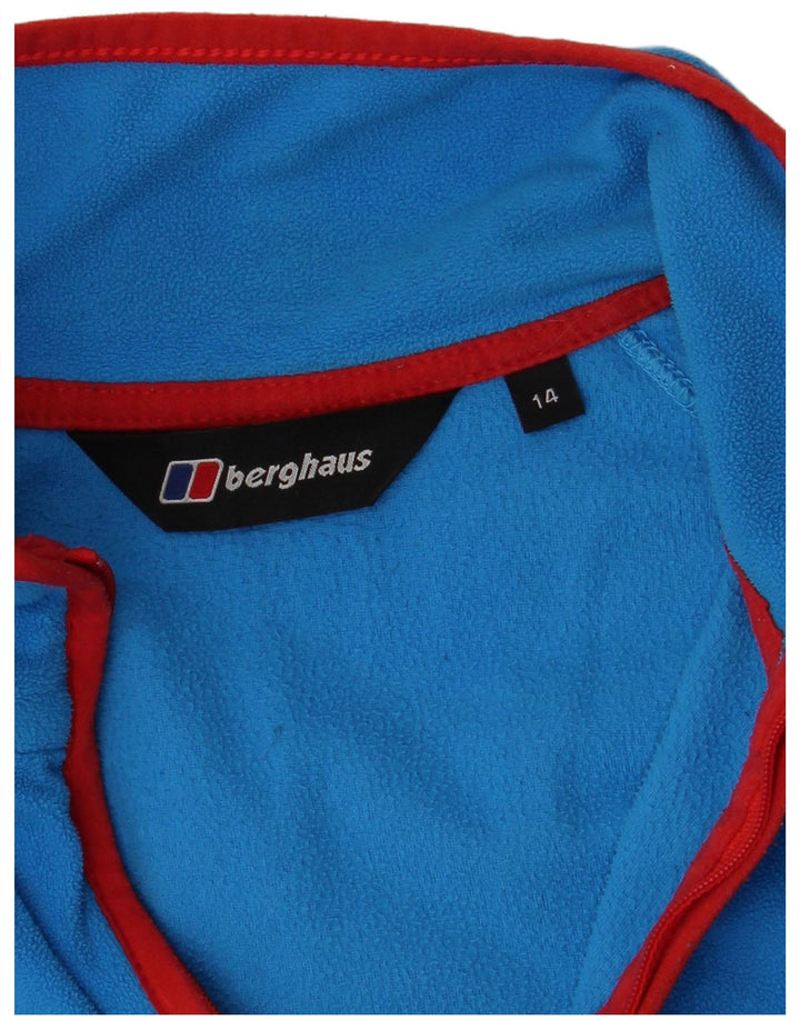Γυναικείο φερμουάρ Berghaus Fleece Neck UK 14 Large Blue