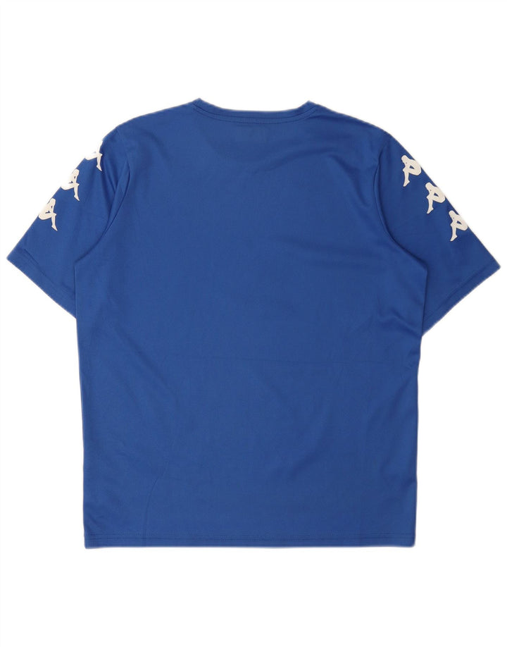 Ανδρικό γραφικό T-Shirt Kappa Top Medium Blue Polyester
