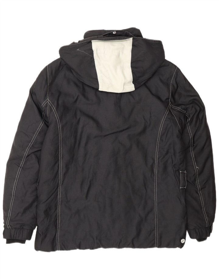 COLMAR Mens Hooded Windbreaker Jacket IT 44 XS Black Colourblock