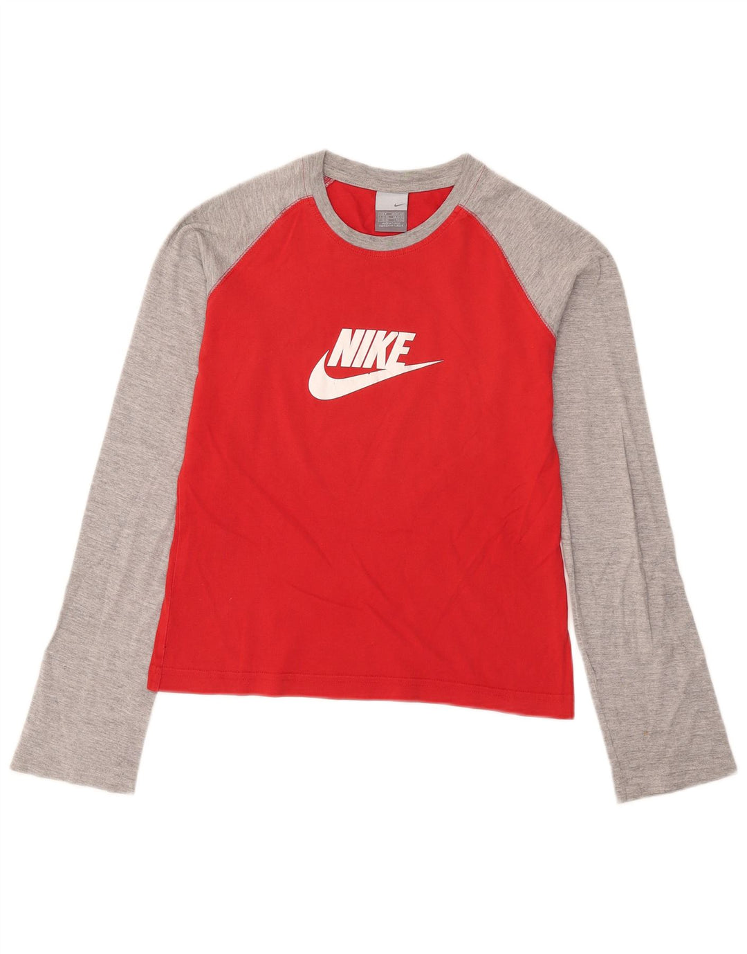 Γυναικείο τοπ Nike Crop μακρυμάνικο UK 10/12 Μεσαίο κόκκινο χρώμα